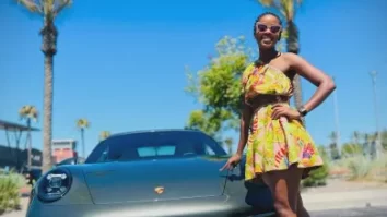 Thuso Mbedu shows off her new Porsche