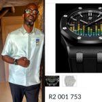 Black Coffee shows of his new wristwatch worth R2 million