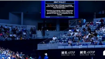 Heat halts play at Australian Open
